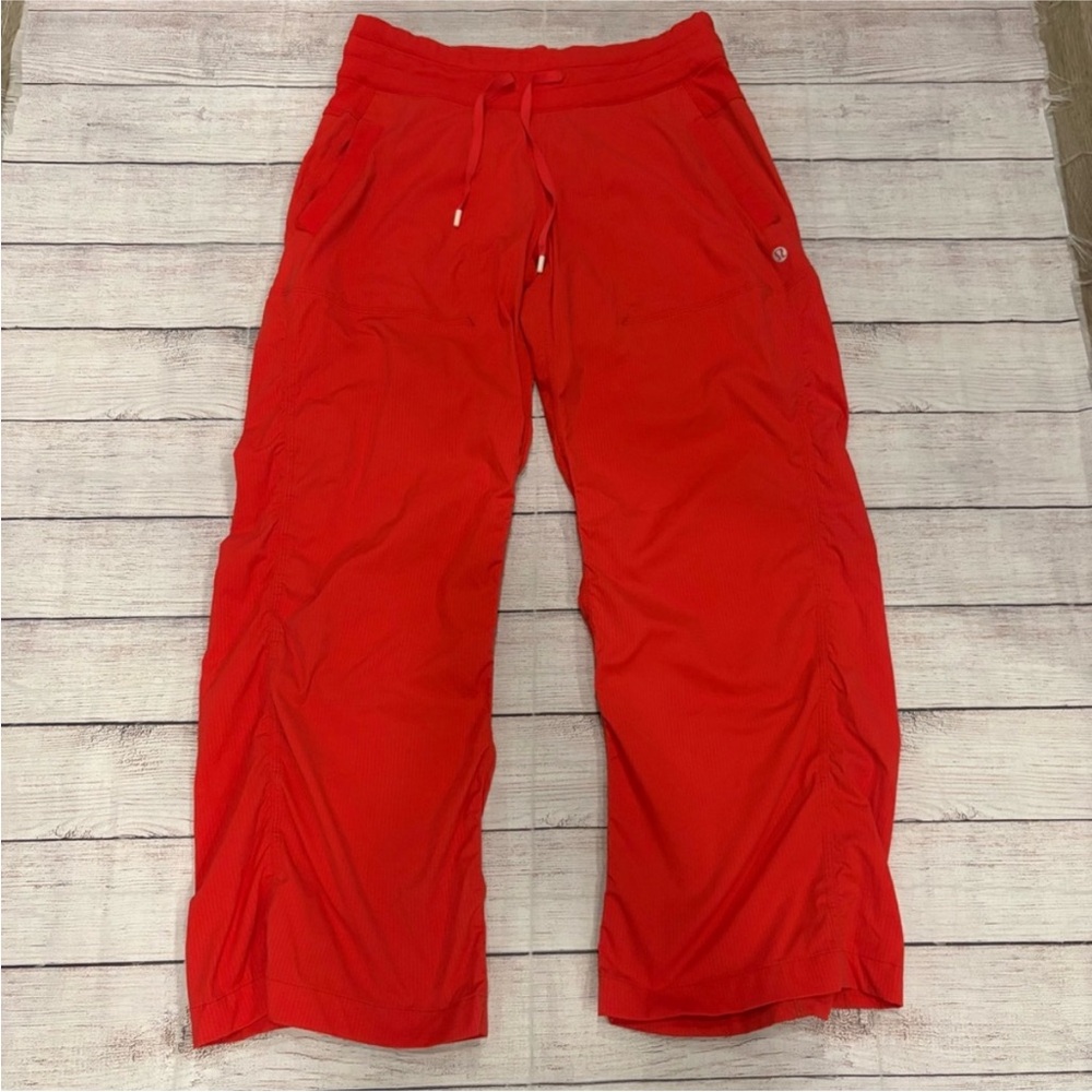 lululemon athletica Red Wide-Leg Athletic Pants - Picture 2 of 7